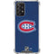 NHL Montreal Canadiens Distressed Galaxy A72 5G Clear Case
